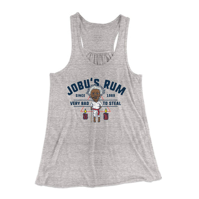 Jobu's Rum Women's Flowey Tank Top Athletic Heather | Funny Shirt from Famous In Real Life