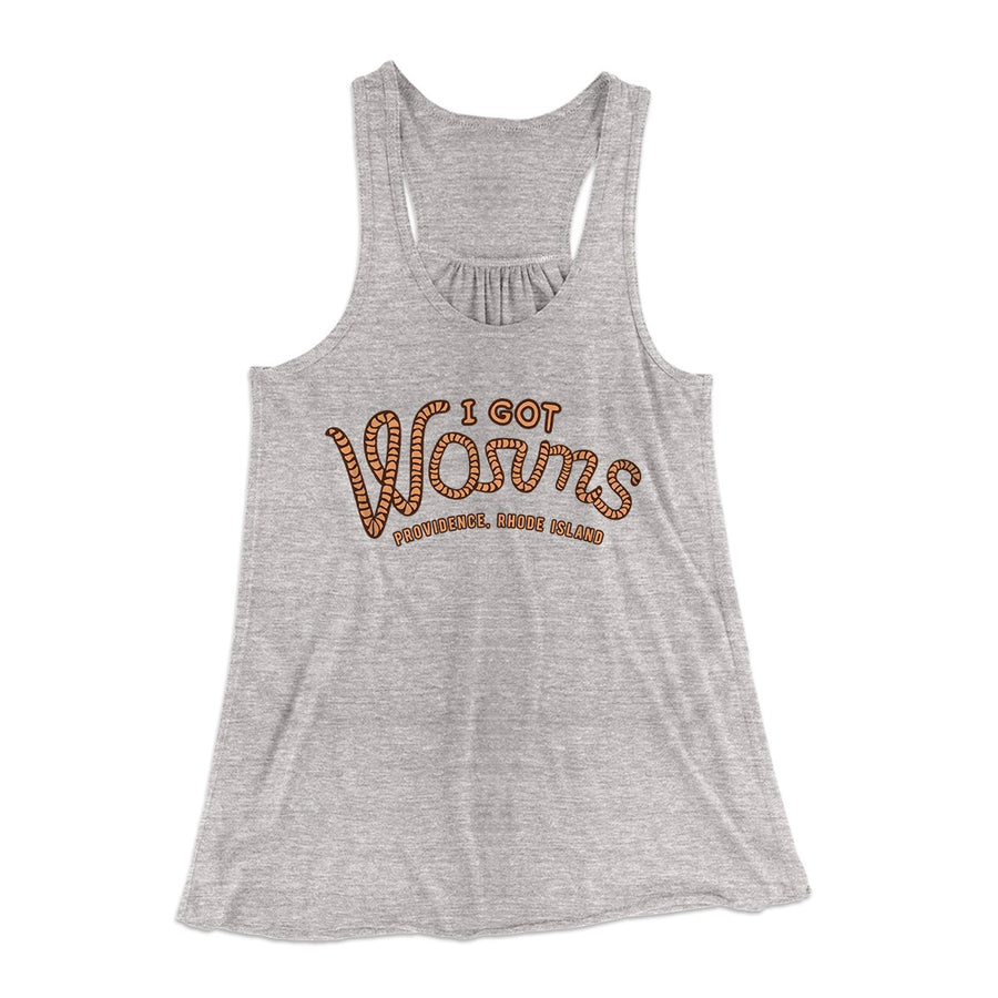 I Got Worms Women's Flowey Tank Top | Funny Shirt from Famous In Real Life