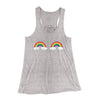 Rainbow Bra Funny Women's Flowey Tank Top Athletic Heather | Funny Shirt from Famous In Real Life