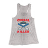 Cereal Killer Women's Flowey Tank Top Athletic Heather | Funny Shirt from Famous In Real Life