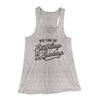 Big Fan of Saturdays And Also Sundays Funny Women's Flowey Tank Top Athletic Heather | Funny Shirt from Famous In Real Life