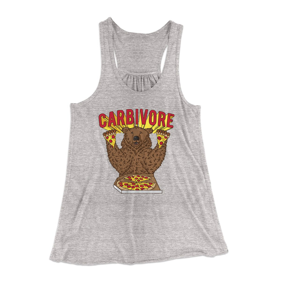 Carbivore Funny Women's Flowey Tank Top | Funny Shirt from Famous In Real Life