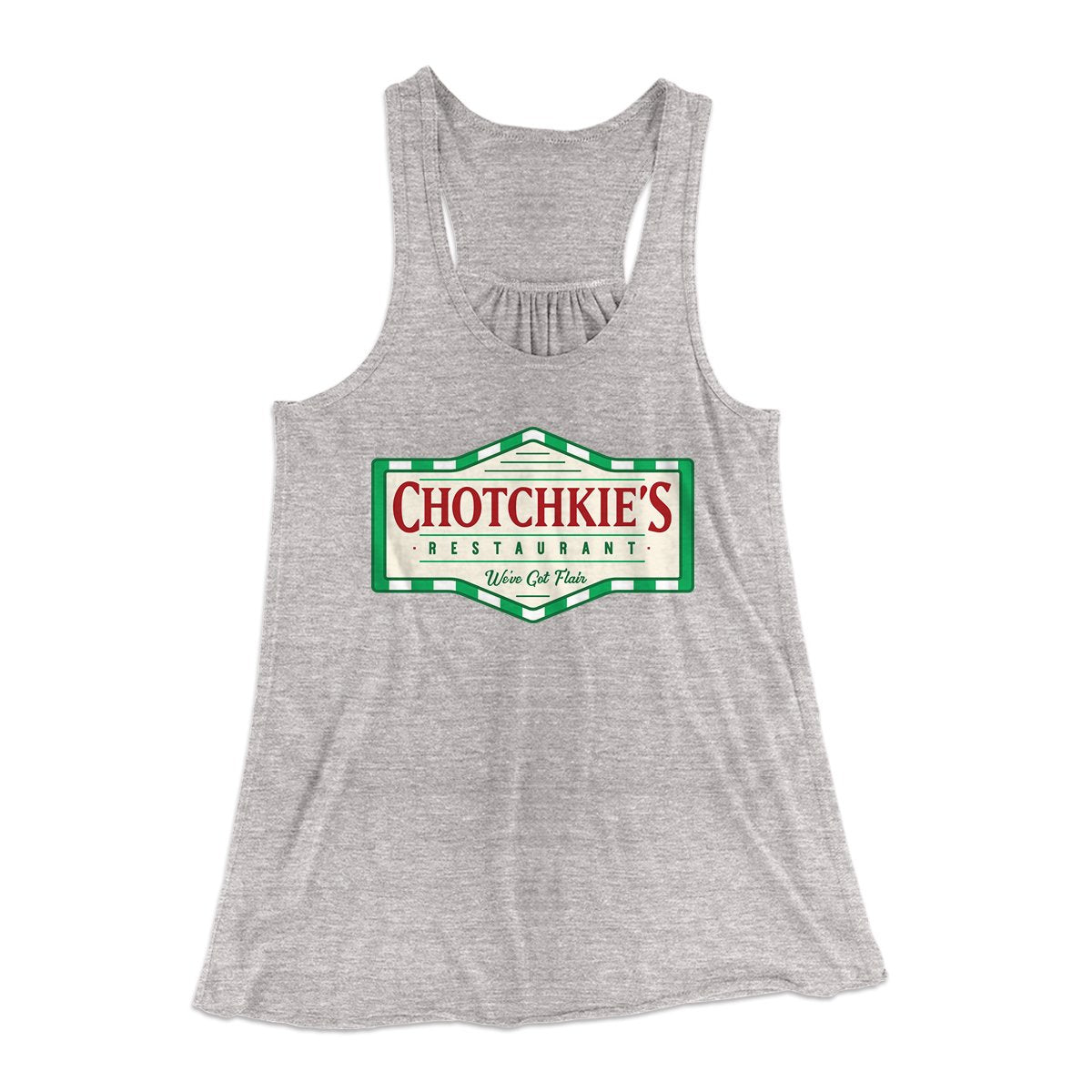 Chotchkie's Restaurant Women's Flowey Tank Top | Funny Shirt from Famous In Real Life