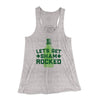 Let's Get Shamrocked Women's Flowey Tank Top Athletic Heather | Funny Shirt from Famous In Real Life
