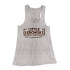 Little Lebowski Urban Achievers Women's Flowey Tank Top Athletic Heather | Funny Shirt from Famous In Real Life
