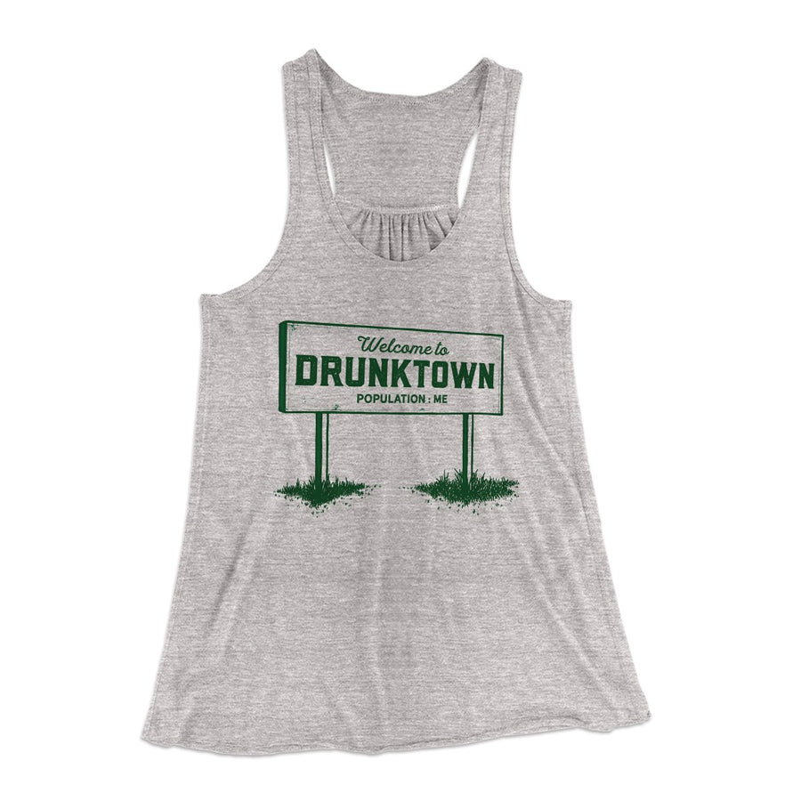 Welcome to Drunktown Women's Flowey Tank Top | Funny Shirt from Famous In Real Life