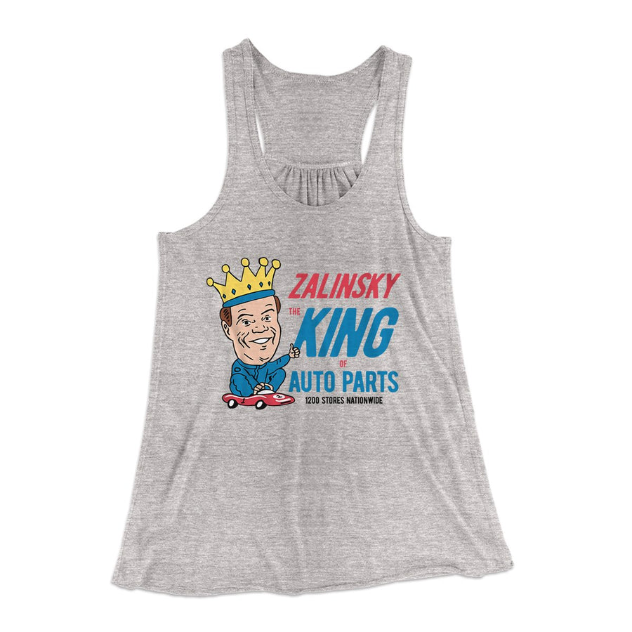 Zalinsky Auto Parts Women's Flowey Tank Top | Funny Shirt from Famous In Real Life