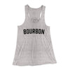 Bourbon Women's Flowey Tank Top Athletic Heather | Funny Shirt from Famous In Real Life