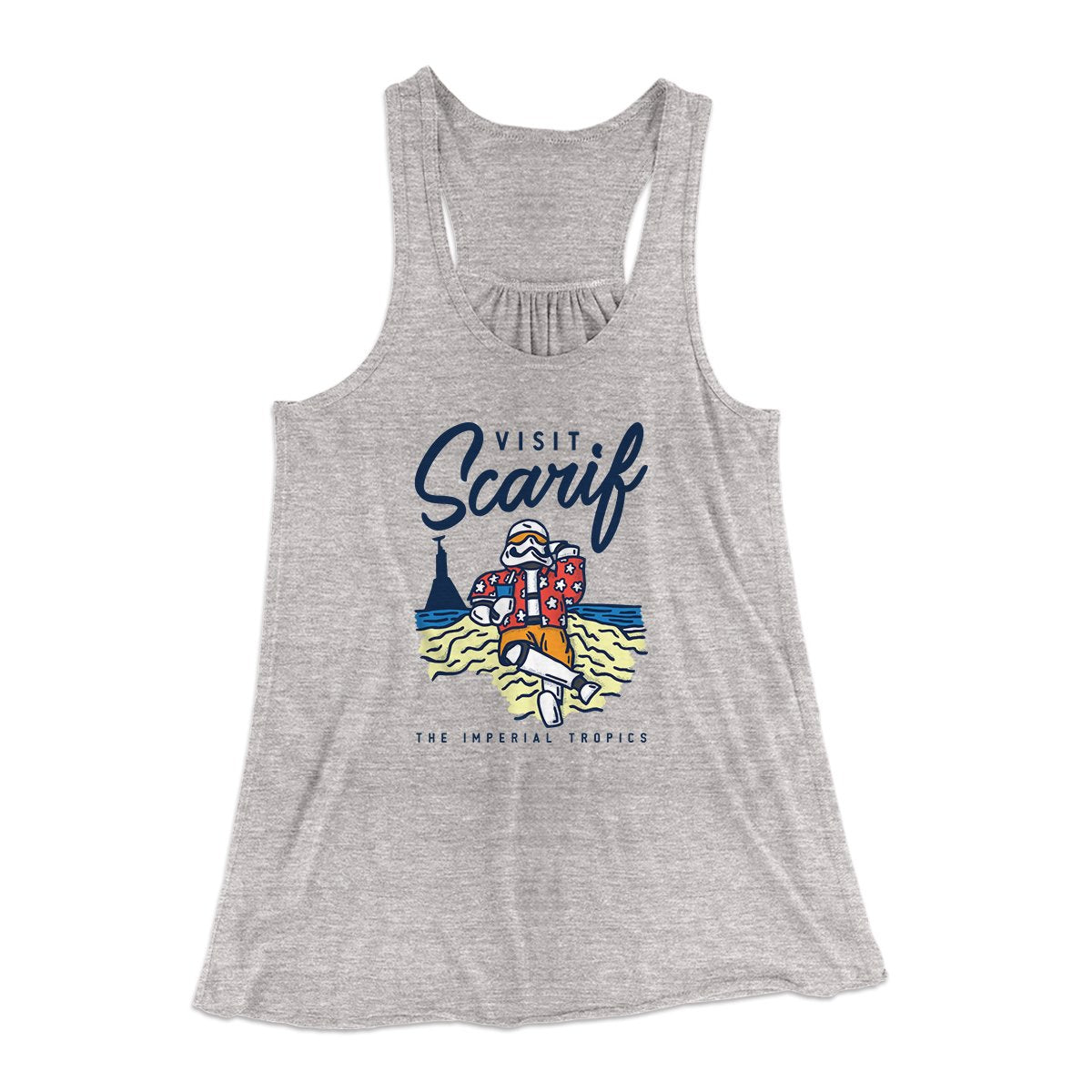 Visit Scarif Women's Flowey Tank Top | Funny Shirt from Famous In Real Life