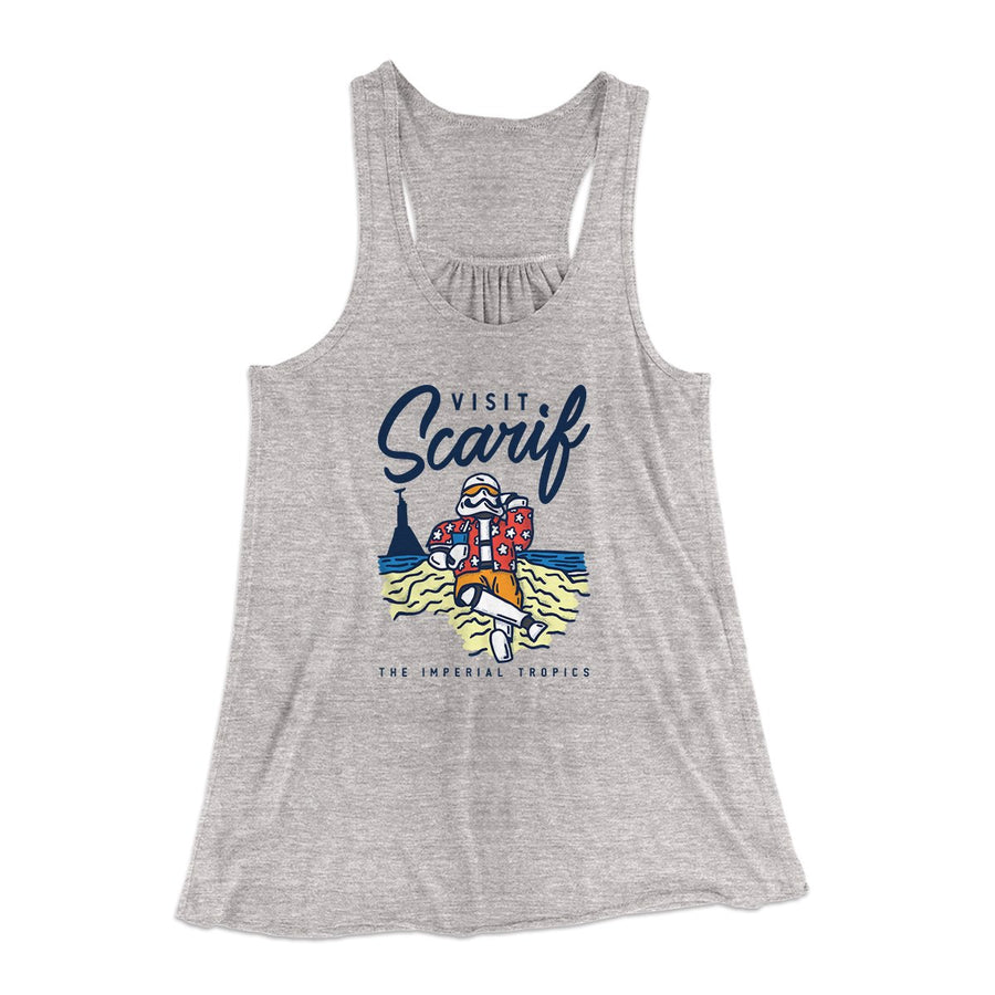 Visit Scarif Women's Flowey Tank Top | Funny Shirt from Famous In Real Life