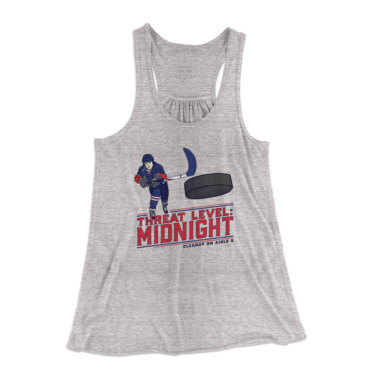 Threat Level: Midnight Women's Flowey Tank Top | Funny Shirt from Famous In Real Life