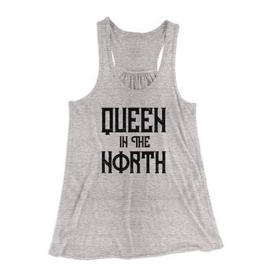 Queen in the North Women's Flowey Tank Top Athletic Heather | Funny Shirt from Famous In Real Life
