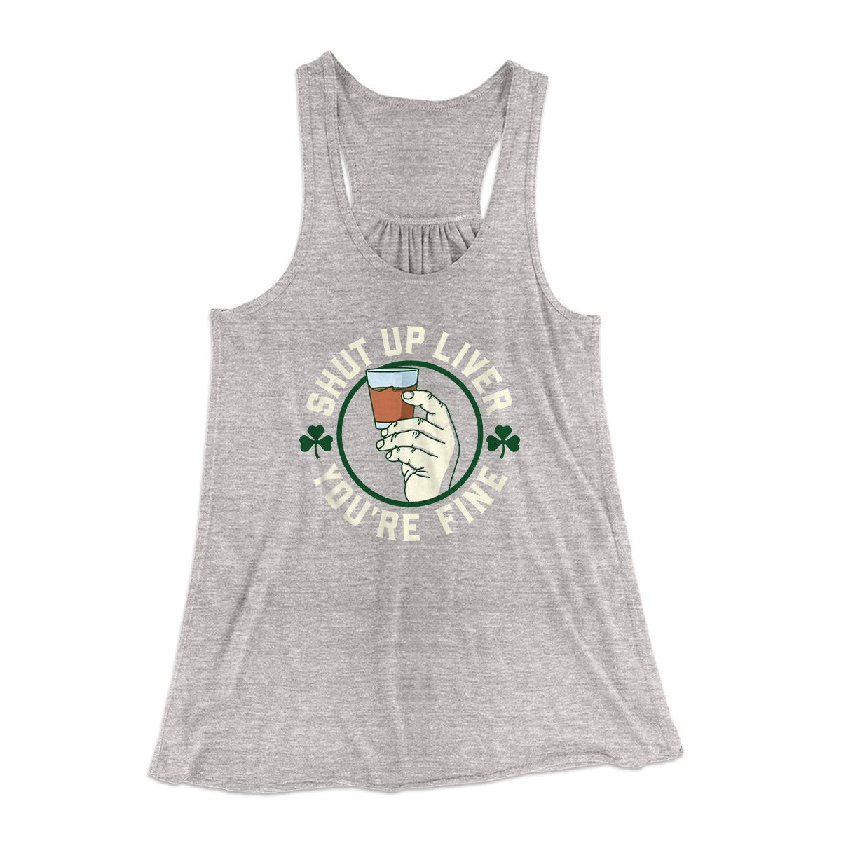 Shut Up Liver Women's Flowey Tank Top | Funny Shirt from Famous In Real Life