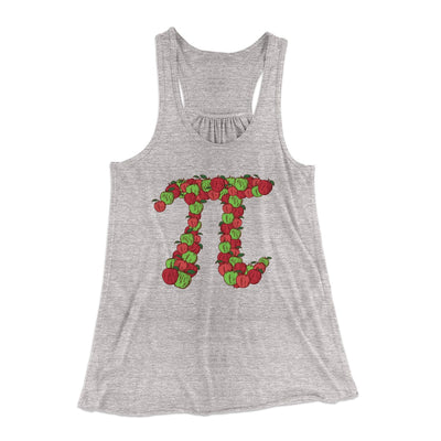 Apple Pi Women's Flowey Tank Top Athletic Heather | Funny Shirt from Famous In Real Life