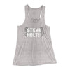 Steve Holt Women's Flowey Tank Top Athletic Heather | Funny Shirt from Famous In Real Life