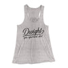 Dwight, You Ignorant... Women's Flowey Tank Top Athletic Heather | Funny Shirt from Famous In Real Life