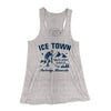 Ice Town Sports Complex Women's Flowey Tank Top Athletic Heather | Funny Shirt from Famous In Real Life
