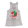 Red Apple Cigarettes Women's Flowey Tank Top Athletic Heather | Funny Shirt from Famous In Real Life