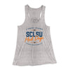 SCLSU Mud Dogs Football Women's Flowey Tank Top Athletic Heather | Funny Shirt from Famous In Real Life