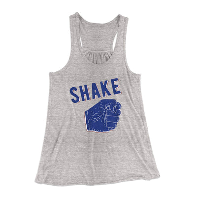 Shake Women's Flowey Tank Top Athletic Heather | Funny Shirt from Famous In Real Life