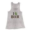 I Hop Craft Beer Women's Flowey Tank Top Athletic Heather | Funny Shirt from Famous In Real Life