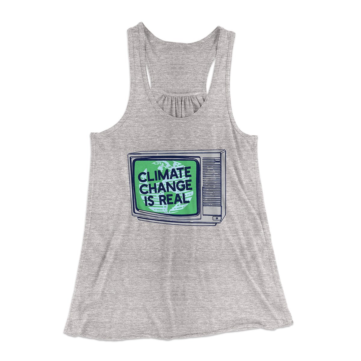 PSA: Climate Change is Real Women's Flowey Tank Top | Funny Shirt from Famous In Real Life