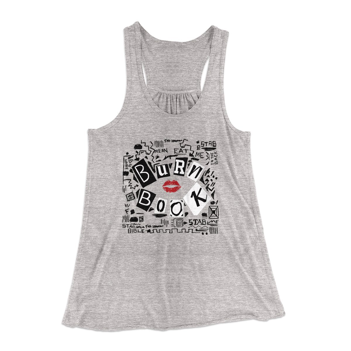 Burn Book Women's Flowey Tank Top | Funny Shirt from Famous In Real Life