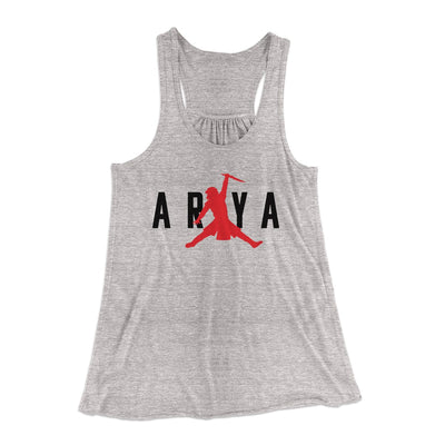 Air Arya Women's Flowey Tank Top Athletic Heather | Funny Shirt from Famous In Real Life