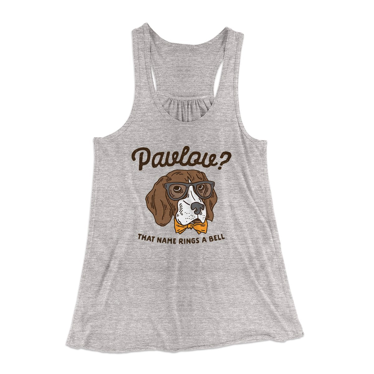 Pavlov's Dog Women's Flowey Tank Top | Funny Shirt from Famous In Real Life