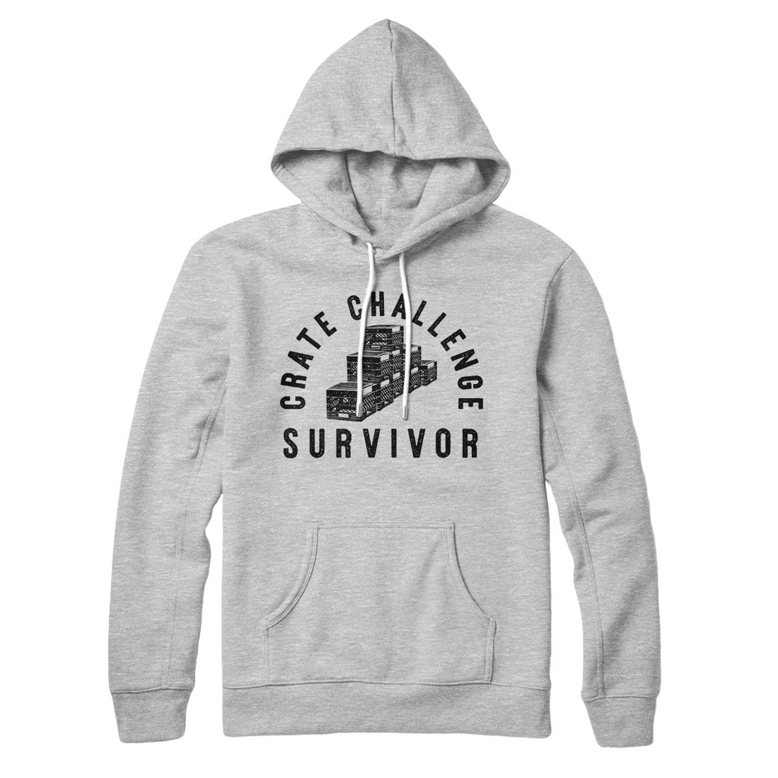 Crate Challenge Survivor 2021 Hoodie | Funny Shirt from Famous In Real Life