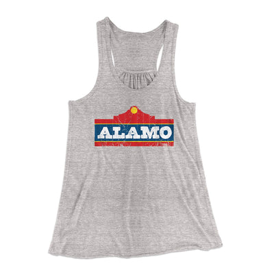 Alamo Beer Women's Flowey Tank Top Athletic Heather | Funny Shirt from Famous In Real Life