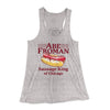 Abe Froman: Sausage King of Chicago Women's Flowey Tank Top Athletic Heather | Funny Shirt from Famous In Real Life