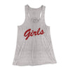 Girls Team Women's Flowey Tank Top Athletic Heather | Funny Shirt from Famous In Real Life