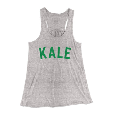 Kale Women's Flowey Tank Top Athletic Heather | Funny Shirt from Famous In Real Life