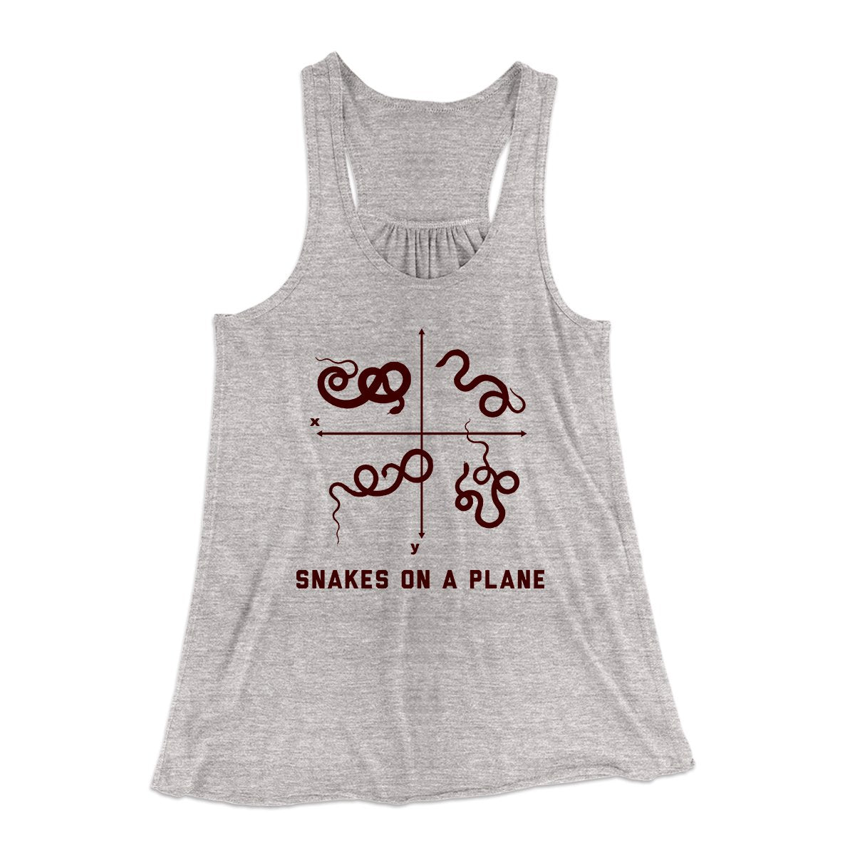 Snakes on a Plane Women's Flowey Tank Top | Funny Shirt from Famous In Real Life