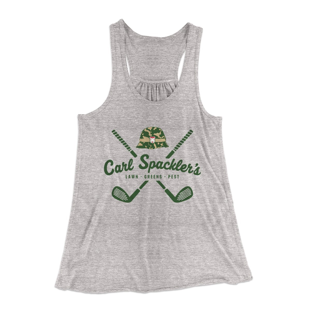 Carl Spackler's Groundskeeping Women's Flowey Tank Top | Funny Shirt from Famous In Real Life