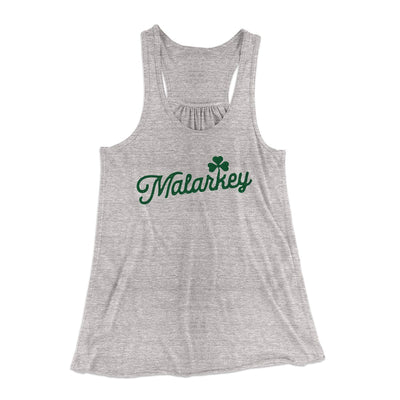 Malarkey Women's Flowey Tank Top Athletic Heather | Funny Shirt from Famous In Real Life