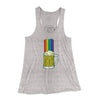 Beer Rainbow Women's Flowey Tank Top Athletic Heather | Funny Shirt from Famous In Real Life