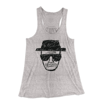Heisenberg Women's Flowey Tank Top Athletic Heather | Funny Shirt from Famous In Real Life