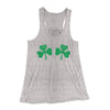 Shamrock Bra Women's Flowey Tank Top Athletic Heather | Funny Shirt from Famous In Real Life