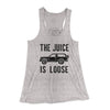 The Juice is Loose Women's Flowey Tank Top Athletic Heather | Funny Shirt from Famous In Real Life