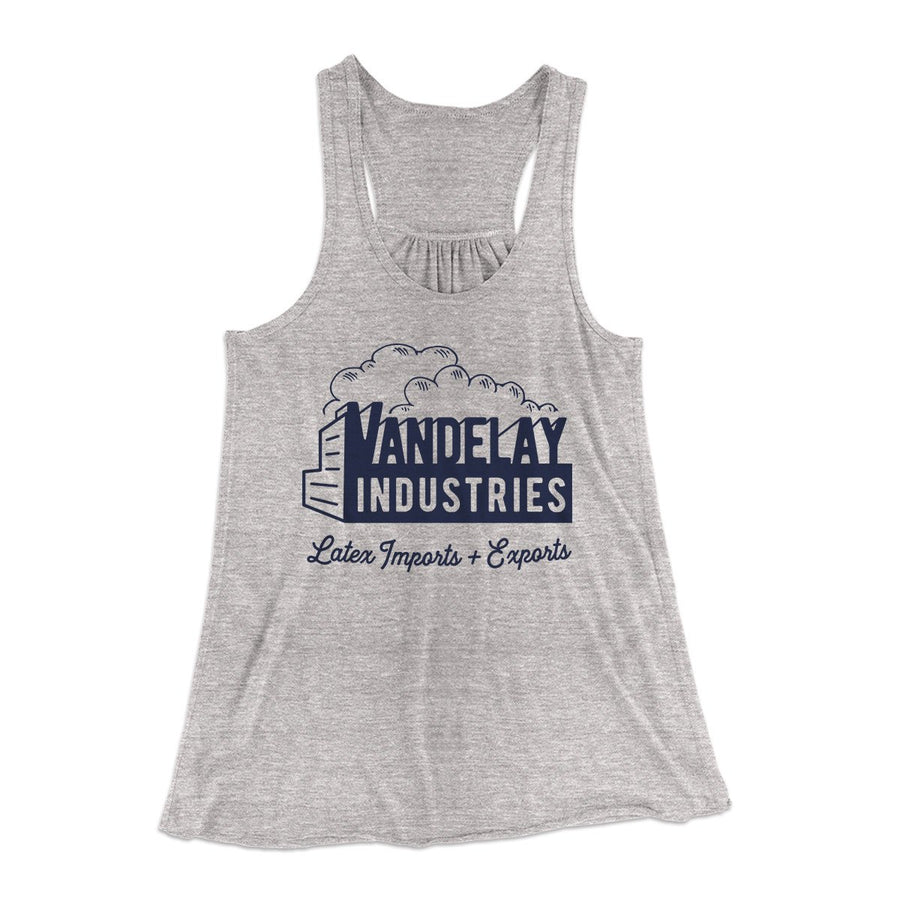 Vandelay Industries Women's Flowey Tank Top | Funny Shirt from Famous In Real Life