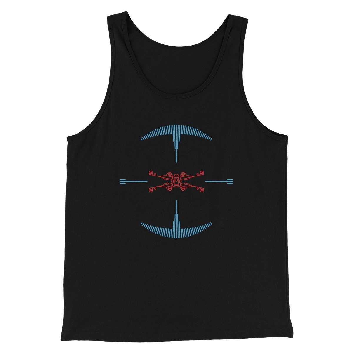 Fighter Target Funny Movie Men/Unisex Tank | Funny Shirt from Famous In Real Life