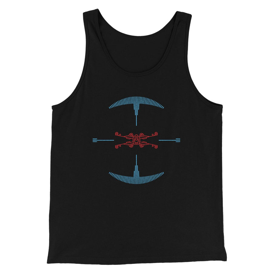 Fighter Target Funny Movie Men/Unisex Tank | Funny Shirt from Famous In Real Life