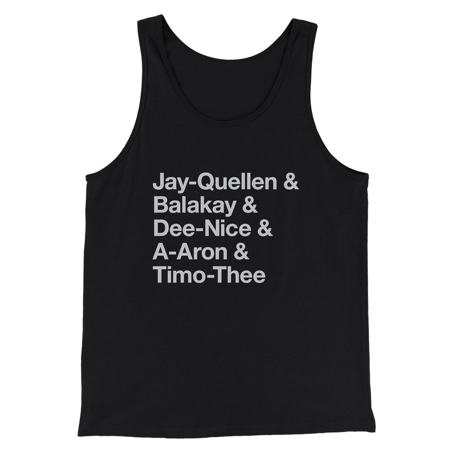 Substitute Teacher Names Men/Unisex Tank Top | Funny Shirt from Famous In Real Life