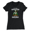 Go Home Snakes Women's T-Shirt Black | Funny Shirt from Famous In Real Life