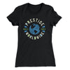 Prestige Worldwide Women's T-Shirt Black | Funny Shirt from Famous In Real Life