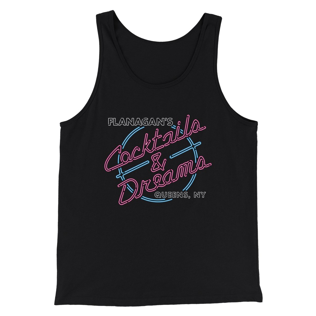 Flanagan's Cocktails and Dreams Funny Movie Men/Unisex Tank Top | Funny Shirt from Famous In Real Life