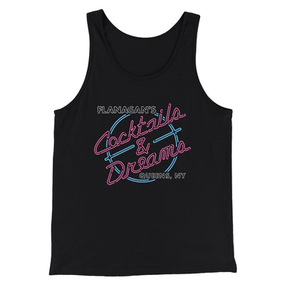 Flanagan's Cocktails and Dreams Funny Movie Men/Unisex Tank Top Black | Funny Shirt from Famous In Real Life