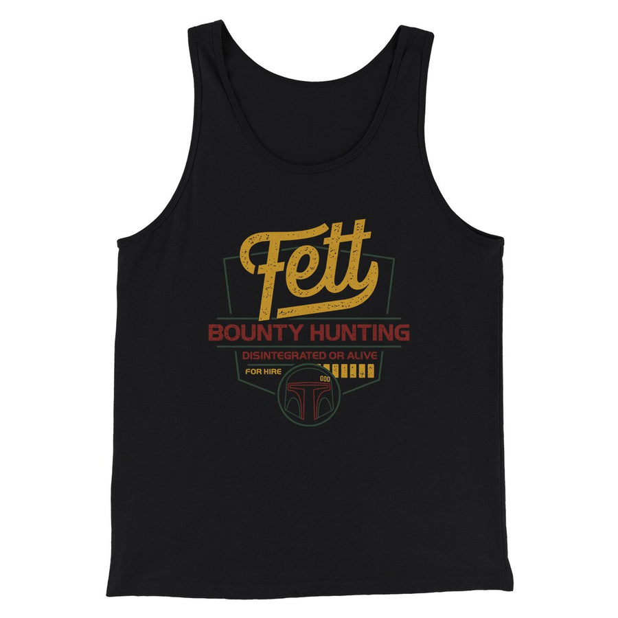 Fett Bounty Hunting Funny Movie Men/Unisex Tank Top | Funny Shirt from Famous In Real Life